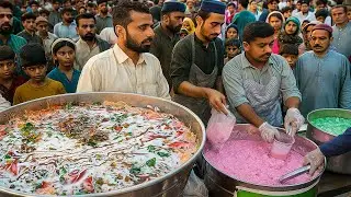 Pakistan's Craziest Falooda? Refreshing Jungle Rabdi Falooda Milkshake 🍨 Insane Ice Cream FALOODA