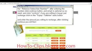 How to recharge reliance prepaid mobile online