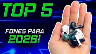 TOP 5 MELHORES Fones Para 2026 | RANKING PESSOAL