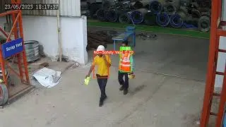 HELMET &  SAFETY JACKET DETECTION AI CAMERA SOFTWARE BY TEAM CADBIRD #CADBIRD