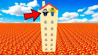 EL PRIMO TOCINO Y JEHX ESCAPAN DEL PISO ES LAVA en Roblox