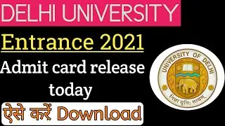###info DUET 2021 public notice and Admit card released by National Testing Agency
