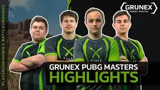 GRUNEX MASTERS | Kvalifikace - PUBG Highlights