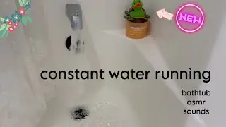 10 Hours Bathtub Running - No Plug, Constant Water Running - Turtle Duck - White Noise for Sleep