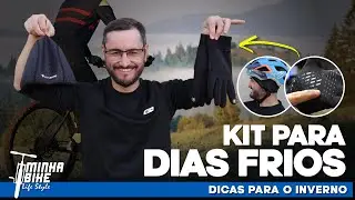 LUVA E TOUCA DE CICLISMO PARA PEDALAR NO INVERNO - MInha Bike Life Style