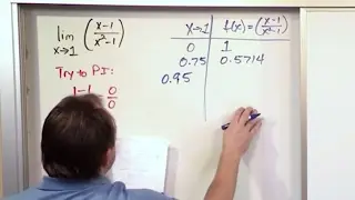 Lesson 3 - Evaluating Limits By Factoring, Part 1 (Calculus 1)