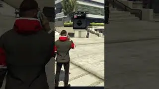 📞Call the police in front of a POLICE STATION in GTA5 🚓👮&zwj;♂️ #gta5 #police #lossantos #lspd