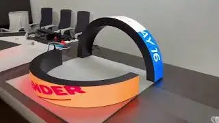 Rainbow led screen