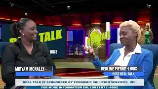 REAL TALK with DELINE PIERRE LOUIS guest Linda McNally