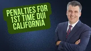 Penalties for 1st Time DUI