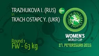 63 kg - Yuliia TKACH OSTAPCHUK (UKR) df. Inna TRAZHUKOVA (RUS), 6-4