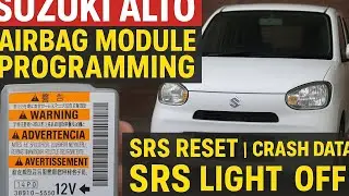 Suzuki Alto Airbag Module Programming | SRS Reset & Crash Data Clear 💯🔥💯