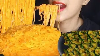 ASMR EATING SUPER SPICY CHINESE NOODLES, CUCUMBER KIMCHI SALAD MUKBANG | MUKBANG COCO #foryou 