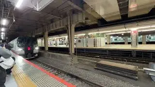 E257系OM-93編成 特急犬吠初日の出1号銚子行き 新宿(JC05)発車