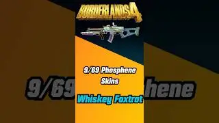 Super Rare Whiskey Foxtrot Phosphene Shiny Skin Drop | Borderlands 4