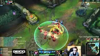 Bjergsen duo Hauntzer - Yasuo vs Malphite Mid - League of Legends