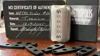 Слайдер Titanium Metro от M3 Metal Creations | Распаковка и первые впечатления