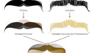 Movember Moustaches Clip Arts for PowerPoint