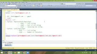 SQL Easy Learning || String Functions || Real Time || Spoon Feeding || Online Coaching