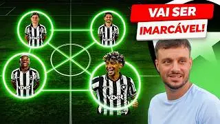 O QUADRADO MAGICO QUE FARA O BOTAFOGO TER UM DOS MELHORES MEIOS DE CAMPO DA AMERICA!
