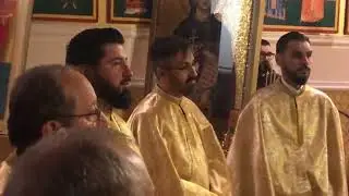 Vohodul mare si Lumina Lina la Vecernie pentru Sf. Parascheva - căminul LUXAB