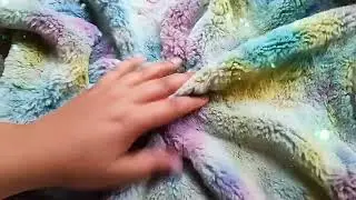 Multi Colored Soft Fur Fabric