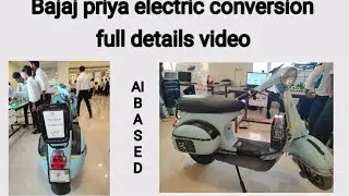 Bajaj priya electric conversion full details #electricvehicle #bajajelectricauto