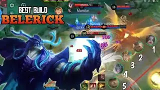 CARA MAIN ROAM ! BELERICK BEST BUILD & EMBLEM !! #mobilelegends
