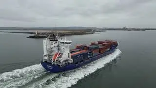 Containership Ensemble #djimini3pro #arielphotography #ships #shipping #cargoshipping #cargoship