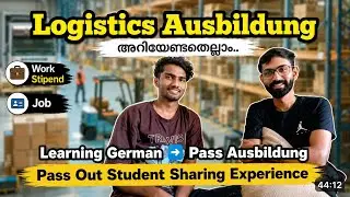 Logistics Ausbildung in Germany – Pass Out Student Sharing Experience 🇩🇪