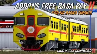 ADDONS FREE RASA PAY‼️| Share Addons KRD NR Djoko Tingkir By RTI Content | Trainz Simulator Android 