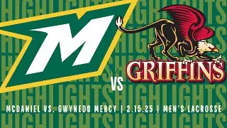 McDaniel Men's Lacrosse Highlights | 2-15-25 vs. Gwynedd Mercy