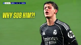 Arda Güler vs Benfica – 1 Assist 😡 Subbed Off