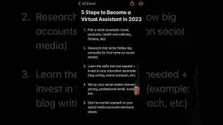 5 steps to Start your Virtual Assistant Business 🔥