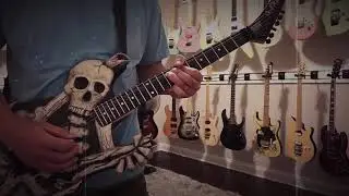 Jamming on my Lynch Skull and Bones Guitar - MOM - JFrog - ESP - Tribute