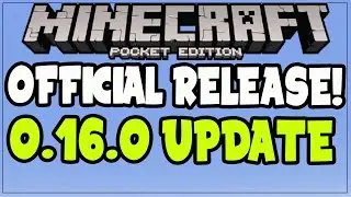 MCPE 0.16.0 OFFICIAL UPDATE RELEASE DATE! 0.16.0 MCPE OUT TOMORROW! Minecraft PE (Pocket Edition)