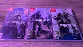 Распаковка Crysis Remastered Trilogy для Nintendo Switch