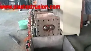 wpc pellets machine wood plastic composite granulating machine