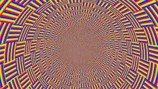 Trippy Rainbow Tunnel | Hypnotic Background Loop/Screensaver [1 Hour, 4K]