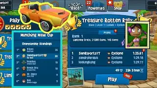 Treasure Rotten Rally - #90 | 1st Place |  Shortcuts | Leilani + Cyclone | Munching Maw Cup | BBR2