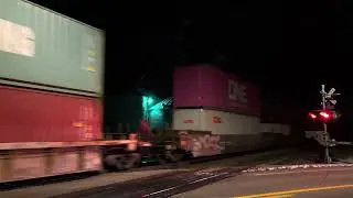 CN 2990 going through Byron, WI with a intermodal train on 1/12/2026
