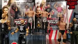 Wow! Brand new basic, battlepack wwe Mattel wrestling figures Ringside Collectibles