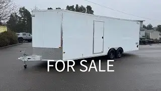 (В НАЛИЧИИ) Грузовой прицеп Alcom Xpress XLT 8.5x24 из алюминия, 2026 года выпуска (14 900 доллар...