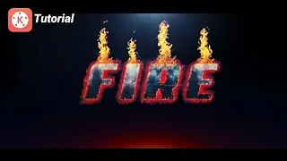 Fire Text Effect Kinemaster Tutorial || Technical || Tamil Tech Pro