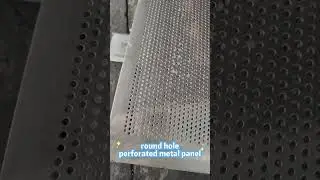 🔩 1.0mm Galvanized Perforated Sheet &ndash; Multi-Industry Applications with Real Value #perforatedmetal