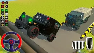 Indian Army Truck And Sidhu Paaji Thar Best Driving In Game 