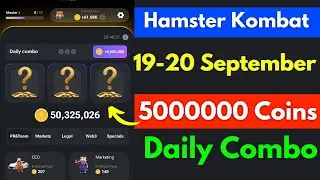19 September daily combo | hamster kombat daily combo | 19 September daily combo hamster kombat
