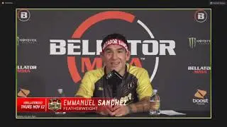 Bellator 252: Emmanuel Sanchez Full Post-Fight Scrum