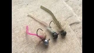 Mikro jigi Squirmy Worms Fly-Tying Przynęta okoniowa