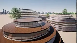 Twinmotion BricsCAD+Grasshopper Office Building ST